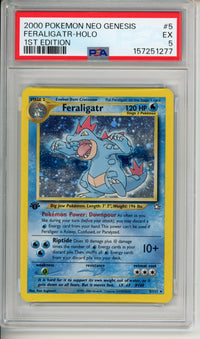 Pokemon Graded: Feraligatr Neo Gen 1st Ed PSA 5