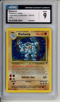 Pokemon Graded: Machamp Legendary Collection CGC 9