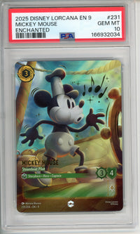 Lorcana Graded: Mickey Mouse Enchanted #231 PSA 10