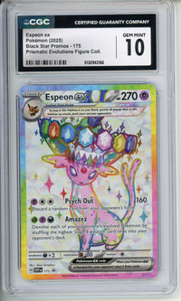 Pokemon Graded: Espeon Ex Black Star Promos- 175 CGC 10