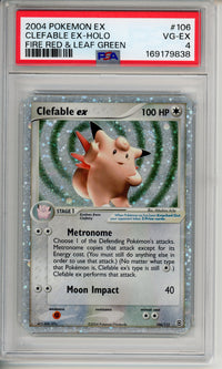 Pokemon Graded: Clefable EX Holo (2004) #106 PSA 4