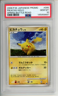 Pokemon Graded: JP Pikachu Spring Battle Rd PSA 10
