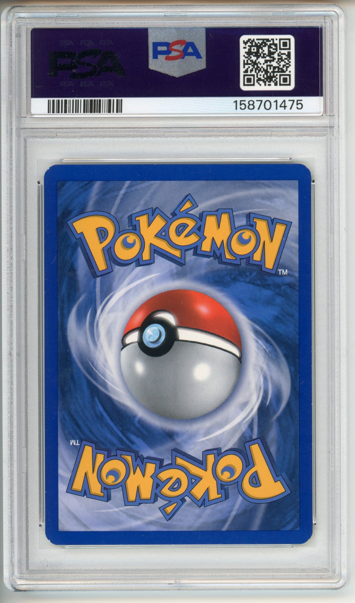 Pokemon Graded: Larvitar Rev Foil (2006) Dragon Frontiers Stamped PSA 7