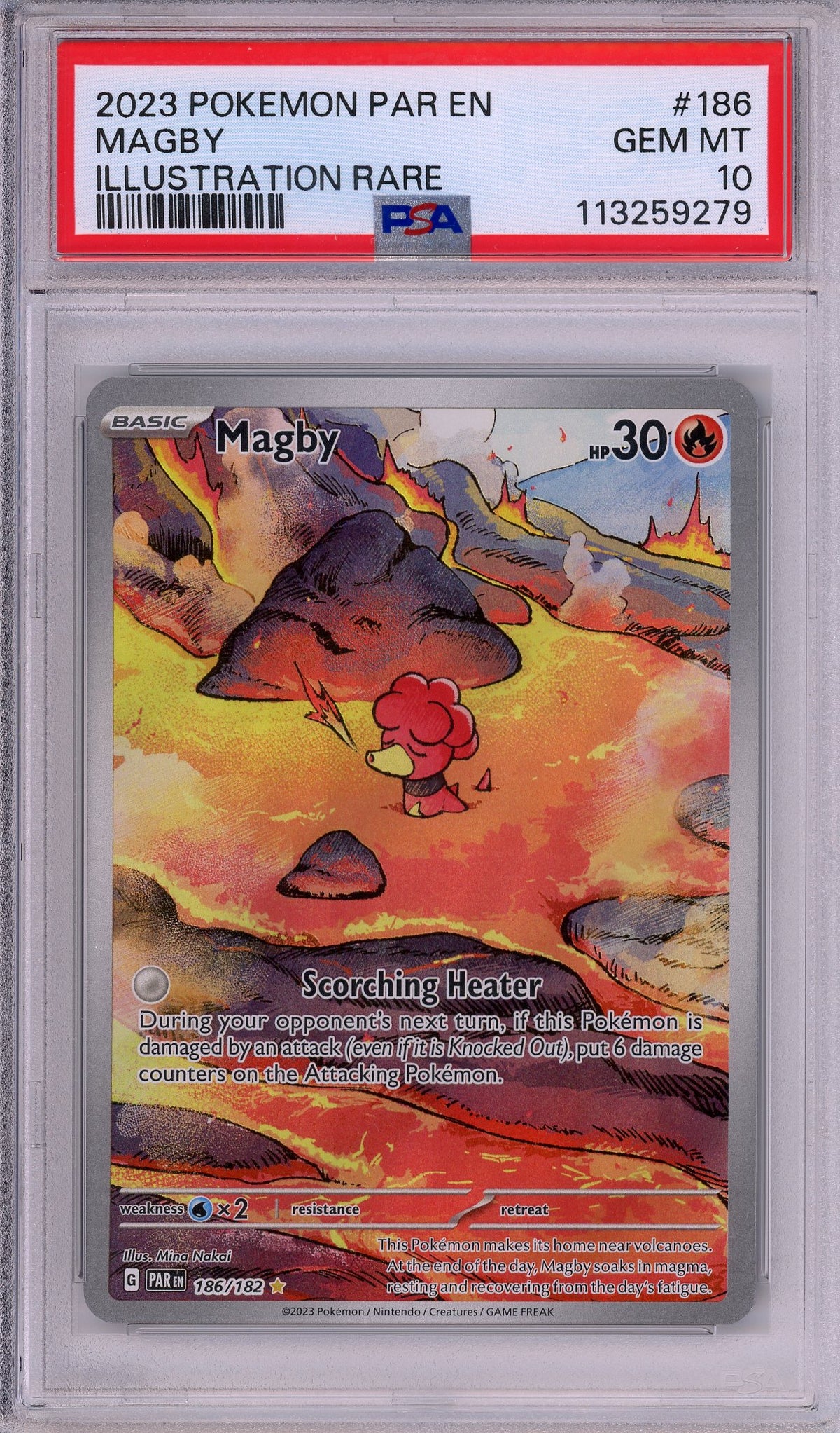 Pokemon Graded: Magby PSA 10