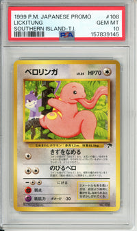 Pokemon Graded: JP Lickitung #108 Southern Islands Promo (1998) PSA 10