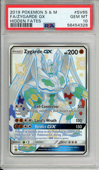 Pokemon Graded: Zygarde GX SV65/SV94 Hidden Fates (2019) Full Art Holo PSA 10