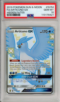 Pokemon Graded: Articuno GX PSA 10