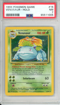 Pokemon Graded: Venusaur Holo Base Set PSA 7