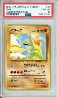 Pokemon Graded: Onix #95 Southern Islands (1999) Promo PSA 10