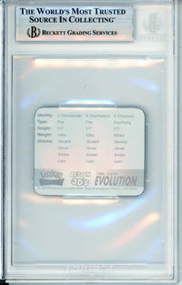 Pokemon Graded: Charmander #2 Evolutionary Lenticular Stadium Action 3DS (1999) Beckett 7
