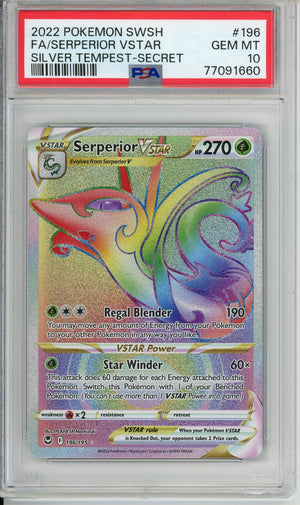 serperior vstar pokemon card value Pokemon Graded: Serperior VSTAR PSA 10 – Double Infinity Gaming
