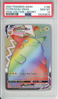 Pokemon Graded: Pikachu VMAX PSA 10