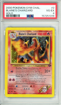 Pokemon Graded: Blaine's Charizard 21/132 Gym Challenge (2000) PSA 4