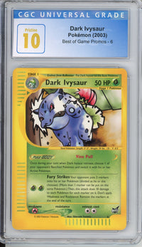 Pokemon Graded: Dark Ivysaur CGC Pristine 10
