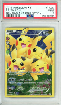 Pokemon Graded: Pikachu RC29/RC32 XY Generations Radiant Collection (2016) Holo PSA 9