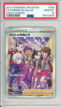 Pokemon Graded: JP Friends In Galar PSA 10