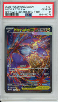 Pokemon Graded: Mega Latias ex 181/132 Mega Evolution (2025) SIR PSA 10