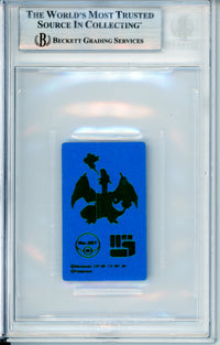 Pokemon Graded: Charizard #207 Menko Pt.3 Kakumen Retsuden (2004) Beckett 8