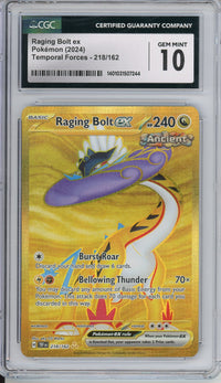 Pokemon Graded: Raging Bolt ex CGC 10