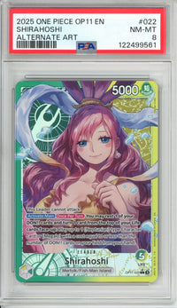 One Piece Graded: Shirahoshi Alternate Art PSA 8