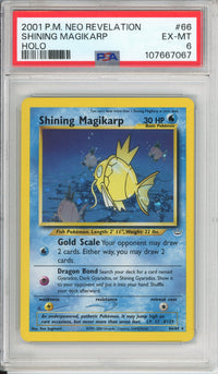 Pokemon Graded: Shining Magikarp 66/64 Neo Revelation (2001) Holo PSA 6