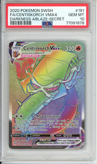 Pokemon Graded: Centiskorch VMAX PSA 10