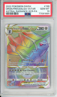Pokemon Graded: Origin Forme Dialga VSTAR PSA 10