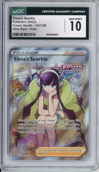Pokemon Graded: Trainer Elesa's Sparkle CGC 10