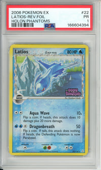 Pokemon Graded: Latios Delta Species 22/110 Holon Phantoms (2006) PSA 1