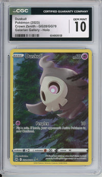 Pokemon Graded: Duskull Gallery CGC 10
