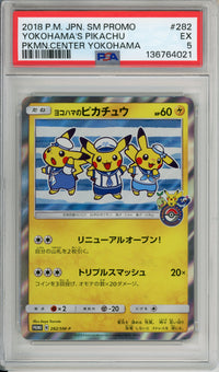 Pokemon Graded: Yokohama's Pikachu #282 PC Promo (2018) PSA 5