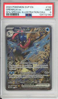 Pokemon Graded: Greninja ex #132 Shrouded Fable Promo (2024) Holo PSA 9