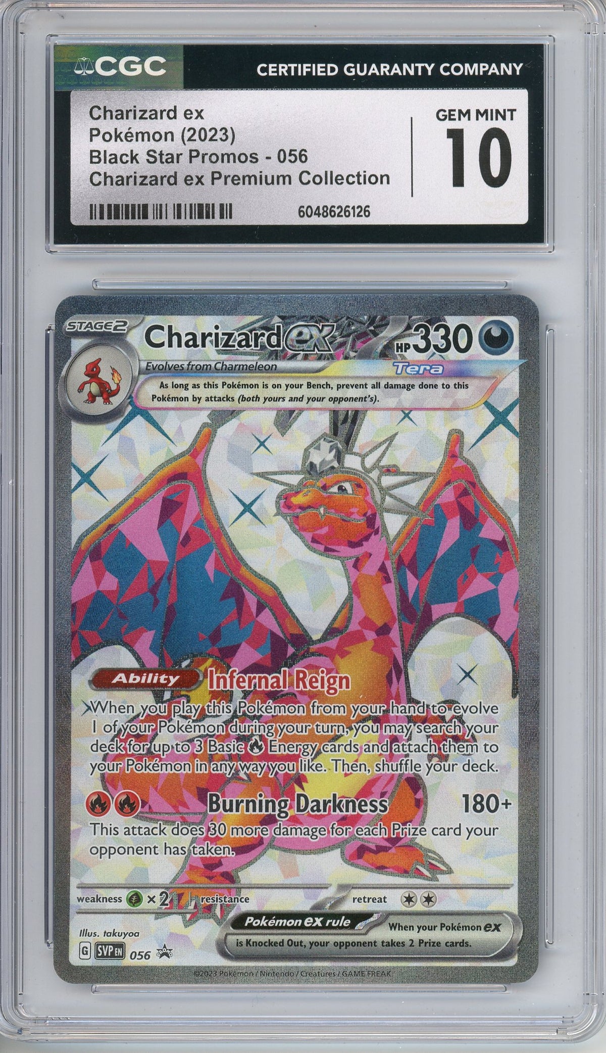 Pokemon Graded: Charizard ex CGC 10
