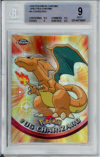 Pokemon Graded: #06 Charizard Spectra Chrome (2000) Beckett 9