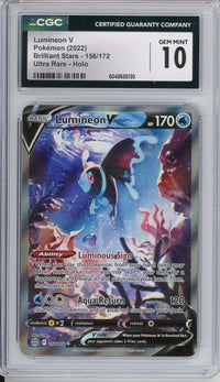 Pokemon Graded: Lumineon V CGC 10