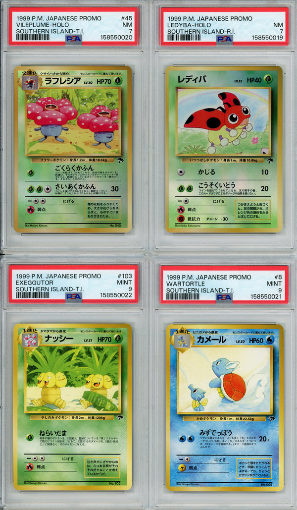 Pokemon Graded: Southern Islands Sequential Set Of 18 PSA Graded