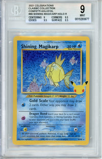 Pokemon Graded: Shining Magikarp Beckett 9