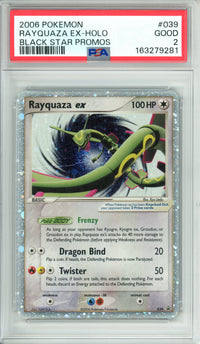 Pokemon Graded: Rayquaza ex #39 Nintendo Promo (2006) Holo PSA 2