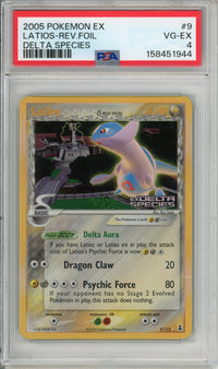 Pokemon Graded: Latios 9/113 Delta Species (2005) Reverse Foil PSA 4