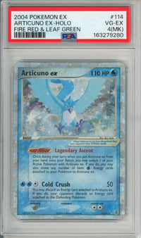 Pokemon Graded: Articuno ex 114/112 Fire Red & Leaf Green (2004) Holo PSA 4