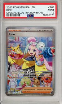 Pokemon Graded: Iono 269/193 Paldea Evolved (2023) SIR Holo PSA 9