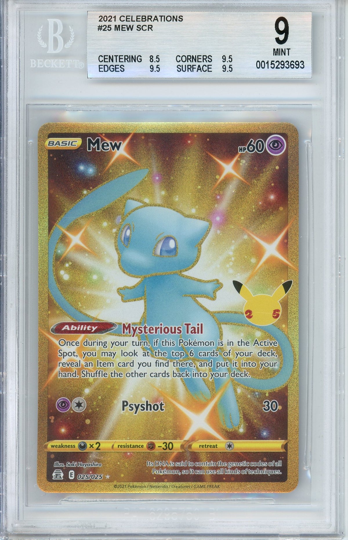 Pokemon Graded: Mew Beckett 9