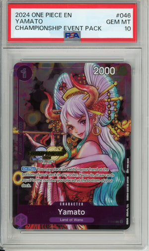 One Piece Graded: Yamato P-046 Championship Event Pack (2024) PSA 10