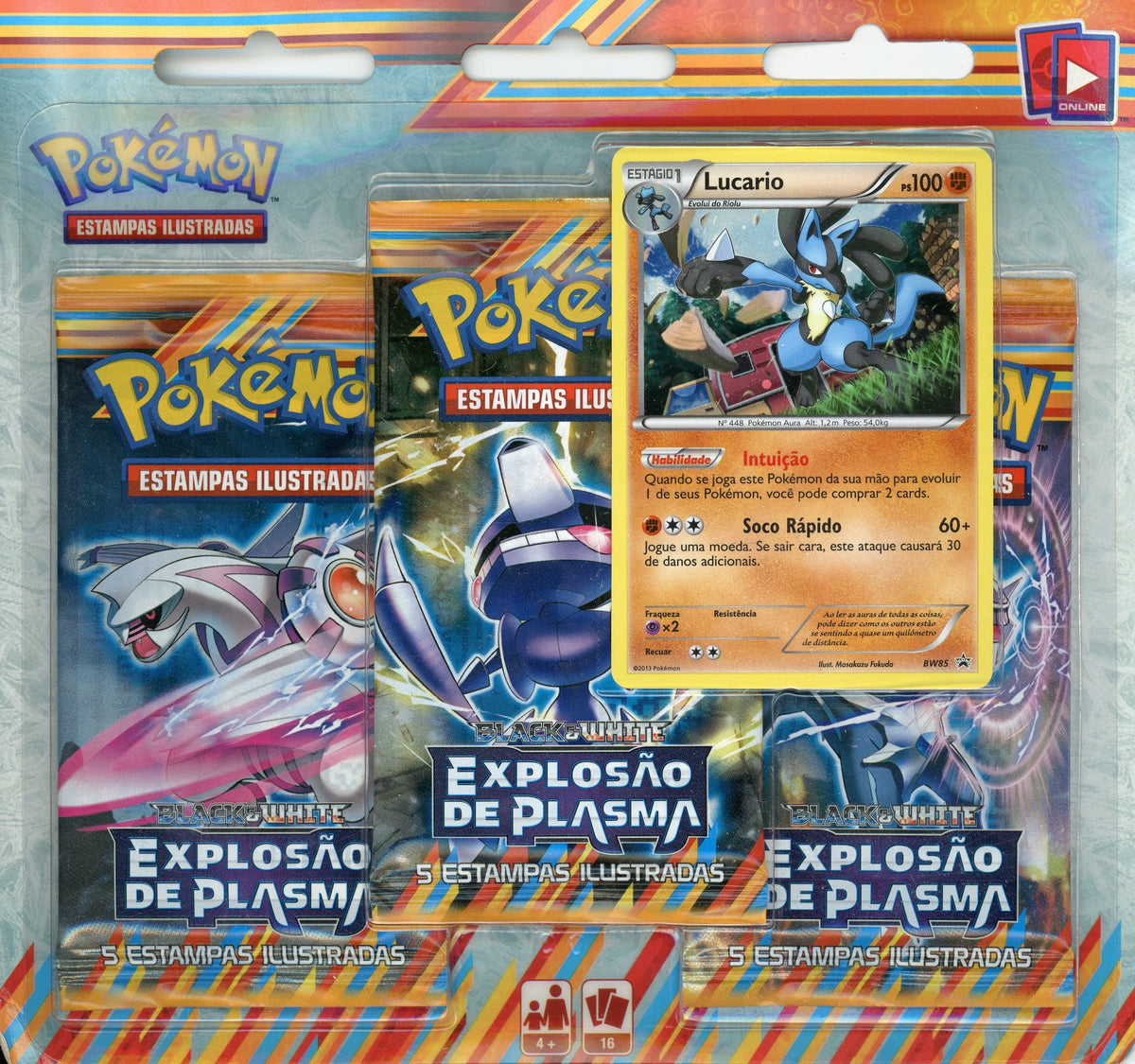 pokemon plasma blast booster pack Pokemon: 3 Blister (Portuguese) EX takes the battlefield Meowth VMAX HP300 Gold Size:4.3” x 5.9” Magic TCG