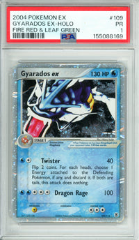 Pokemon Graded: Gyarados ex 109/112 Fire Red & Leaf Green (2004) PSA 1