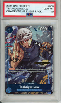 One Piece Graded: Trafalgar Law ST03-008 Championship Event Pack PSA 10