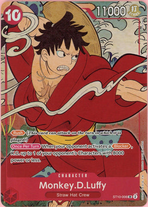 One Piece Single: Monkey D. Luffy ST10-006 Anniversary Set LP/MP