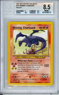 Pokemon Graded: Shining Charizard Beckett 8.5