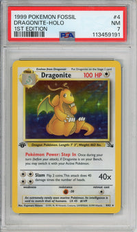 Pokemon Graded: Dragonite 1st Edition PSA 7