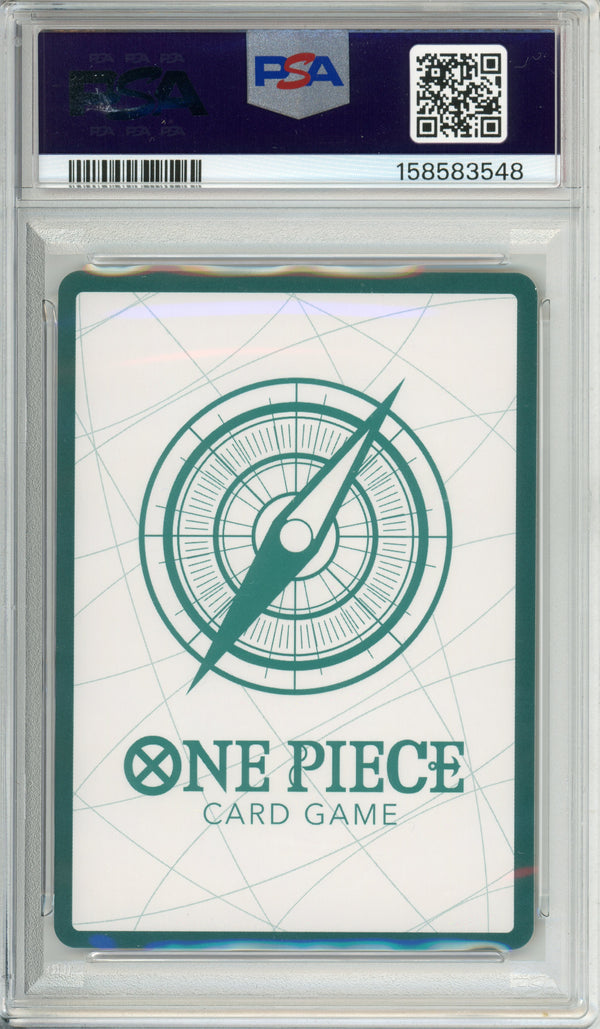 One Piece Graded: Don!! Card Shanks Gold PRB02 (2025) PSA 10